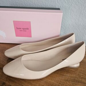 Kate Spade Blush Patent Flats. Womens Size 7.5